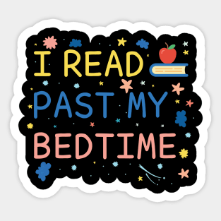 I Read Past My Bedtime Sticker